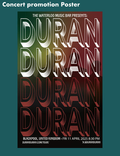 Poster Design for Band