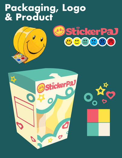 Product, Packaging, and Logo